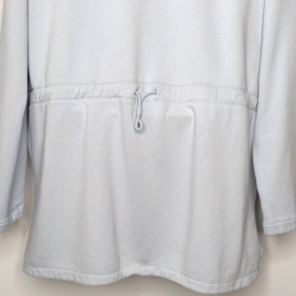 EUC Adidas Men Light Blue Full Zip Two Pocket Fleece Jacket XXL 2XL - Picture 8 of 10